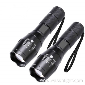 Custom Logo Focusable Wholesale Hot Sale A100 Most Powerful Tactical Torch Light Led 1000 Lumen Flashlight